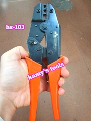 Kìm bấm cos đầu nón mũ chụp phủ nhựa Fasen HS-103 0.5-6mm2 dài 225mm