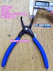 Kìm mở phe Cong trong ngoài 7 inch Kingtony 66HB-07 66SB-07 mở phe 19-60mm