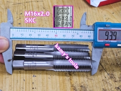 Bộ taro ta rô SKC nhật 3 mũi M16x2.0 dài 94mm đầu vuông 10mm