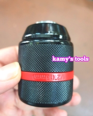 Đầu kẹp mũi khoan tự động auto lock 13mm răng 13mm 1/2 20unf 2mm-13mm sáng bóng cao cấp