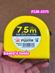 FLM-2575 Thước cuộn 7.5m (7.5 mét) bản 25mm Fujiya cao cấp, thước kéo 7.5m