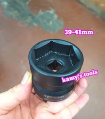 Đầu tuýp khẩu mở nồi xe tay ga xe máy 2 đầu 39mm 41mm và 34mm 46mm 1/2 inch thép đen TGT King