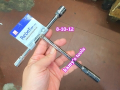 Cần tuýp điếu chữ T 3 đầu 8mm 10mm 12mm (8-10-12) và 10mm 12mm 14mm (10-12-14) Rebel