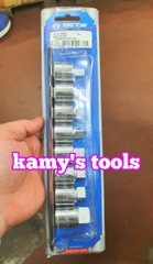 Bộ tuýp lú đầu vuông 8-19mm model 4118MR Kingtony, tuýp mũi vuông