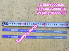 Lưỡi cưa sắt thép C-mart 12 inch 300mm 18 răng 24 răng A0090-18 A0090-24