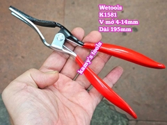 Kìm tách ống tháo mở ống dẫn dầu nhiên liệu chân không xe ô tô 4mm-14mm Wetools K1581 dài 195mm