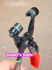 Kìm bóp cổ dê kẹp quai nhê bóp tháo ống nước ô tô có cóc hãm dài 210mm kamytools