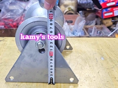 Con lăn kéo cáp điện loại đơn hình tam giác loại dày hàng nhập khẩu con lăn nhôm Kamytools KMT-3401A