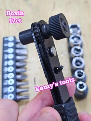 Bộ tuýp vít tự động đảo chiều Boxin 17 chi tiết BX-48405
