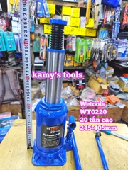 Kích con đội thuỷ lực 20 tấn cao Wetools WT0220 245mm-468mm