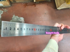 Thước lá inox 2m (2 mét) bản 38mm hệ mét Berrylion 070701200