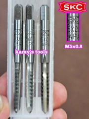 Bộ taro ta rô SKC M5x0.8 Nhật 3 mũi chính hãng logo khắc rõ nét