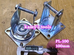 Đế càng cố định và xoay dùng cho bánh xe 100mm PL-100 Kamytools