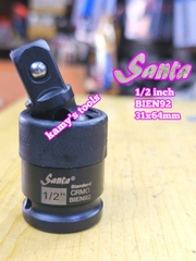 Đầu tuýp nối lắc léo đen gật gù xoay 360 độ Santa 1/2 inch dài 31x64mm BIEN92