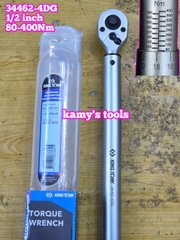 Cần siết lực Kingtony 1/2 inch 34462-4DG 80-400Nm dài 613mm, cần chỉnh lực