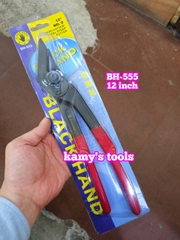 BH-555 Kéo cắt đai sắt thép Black Hand 12 inch 300mm cắt đai sắt 28mm dày 0.8mm