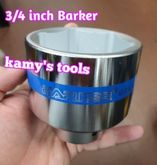 Đầu tuýp khẩu Barker 3/4 inch lục giác 6 cạnh bông 12 cạnh 54mm 55mm 60mm 63mm 65mm