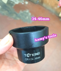 Đầu tuýp khẩu mở nồi xe tay ga xe máy 2 đầu 39mm 41mm và 34mm 46mm 1/2 inch thép đen TGT King