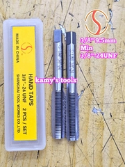 Bộ taro hệ inch tạo ren trong 3/8 inch (9.5mm) Shanghai bước ren thô và mịn 3/8-16 UNC 3/8-24 UNF