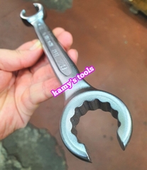 Cờ lê mở ống dầu cờ lê vòng chẻ miệng 22-24 24-27 Kingtony model 19312224 19312427