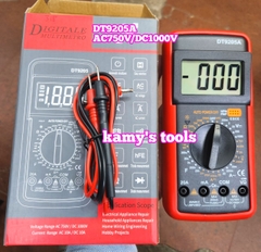 Đồng hồ đo điện vạn năng VOM DT9205A AC750V/DC1000V Digitale