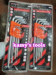 Bộ lục giác bi và bộ lục giác hoa thị sao 9 cây thương hiệu Nhật Trigoldte model 661102 và 661202