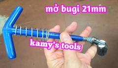 Tay mở bugi 21mm đầu bẻ Cmart model F0297-21