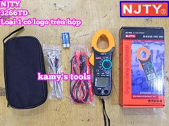 Ampe kìm 400A NJTY 3266TD Loại 1 Đo Tụ Tần Số Nhiệt Độ dài 185mm ngàm kẹp 30mm