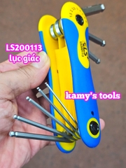 Bộ lục giác và bộ lục giác sao hoa thị xếp gọn bỏ túi 8 cây LS+ LS200113 và LS200114