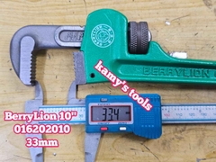 Mỏ lết răng BerryLion 016202010 dài 10 inch 250mm ngàm kẹp 33mm