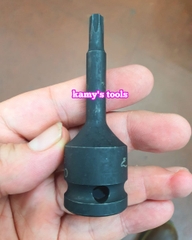 Đầu tuýp lú đầu bông sao 1/2 inch dài 78mm T25 T27 T30 T35