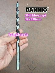 Mũi khoan gỗ xoắn ốc đuôi lục giác 8mm 10mm 12mm 14mm 16mm 18mm 20mm 22mm 25mm 30mm dài 230mm Dannio