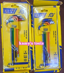 Bộ khóa lục giác bi và bông hoa thị LS+ 9 cây model LS200112 và LS200111