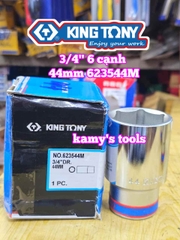 Đầu tuýp 3/4 inch 6 cạnh trắng 42mm 44mm 50mm 55mm Kingtony 623542M 623544M 623550M 62355M