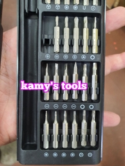 Bộ tua vít nam châm 24 chi tiết 6024 bằng thép sửa chữa điện thoại laptop máy móc tiện dụng đa năng