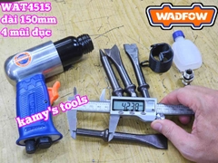 Máy đục hơi khí nén Wadfow WAT4515 dài 150mm 4 mũi đục (chưa bao gồm nối nhanh)