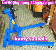 Giá đỡ treo tháo lắp máy động cơ 2000lbs 900kg xoay 360 độ gấp gọn được nặng 42kg không bao bì