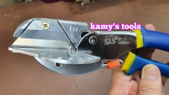 Kéo cắt góc nẹp, kìm cắt góc len nhựa điều chỉnh nhiều góc độ LS500217 tặng 2 lưỡi dao