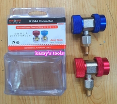 Cặp van nạp ga điều hòa cao áp và thấp áp xe ô tô R134A cao cấp 1 cặp 2 cái