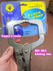 Kìm bấm chết miệng chữ C gật gù Black Hand BH-470 và BH-465 dài 11 inch 275mm mở miệng 96mm