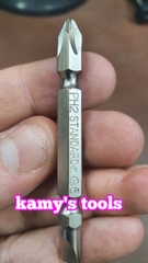 Mũi xiết bắn vít 2 đầu bake dẹp ph2 6mm đuôi 1/4 inch Standard dài 45mm 65mm 100mm 110mm 150mm 200mm 250mm (lẻ 1 cây)