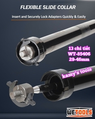 Bộ vam cảo rotuyn lái trong đầu cờ lê 13 chi tiết 29-46mm Wetools WT-85406