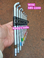Bộ lục giác bi Wise SBS-2000 1.5-10mm dạng đầu ngắn chính hãng nhật bản