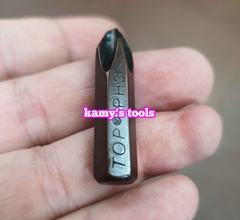 Mũi vít đóng bake 4 cạnh PH3 8mm 5/16 inch dài 36mm TOP model TBD-8363B