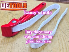 Cờ lê cảo mở lọc nhớt lọc dầu bằng dây cán nhôm 12 inch dây dài 880mm Wetools WT-42212A