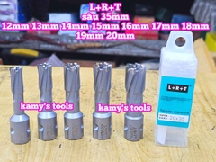Mũi khoan từ có hợp kim L+R+T dài 35mm cỡ 12mm 13mm 14mm 15mm 16mm 17mm 18mm 19mm 20mm