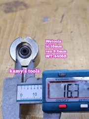 Đầu bơm mỡ gài 16mm răng 9.6mm Wetools WT-4406A và WT-4406B