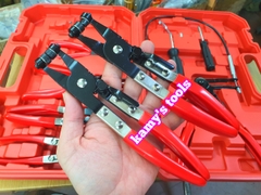 Bộ kìm tháo lắp cổ dê kẹp ống dẫn nhiên liệu 9 chi tiết kamytools