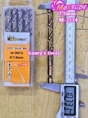 Mũi khoan sắt thép inox M35 chuôi lục giác Maxsupe 6.5mm 7mm 7.5mm 8mm 8.5mm 8mm 9mm 10mm 11mm 12mm 13mm