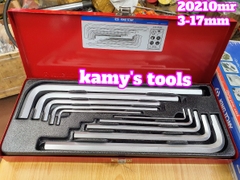 Bộ lục giác Kingtony 10 cây 3-17mm model 20210MR